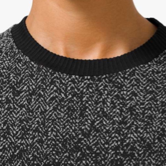 Lululemon Rest Less Pullover Shirt Long Sleeve Herringbone Thumbholes size 8 - Picture 3 of 13